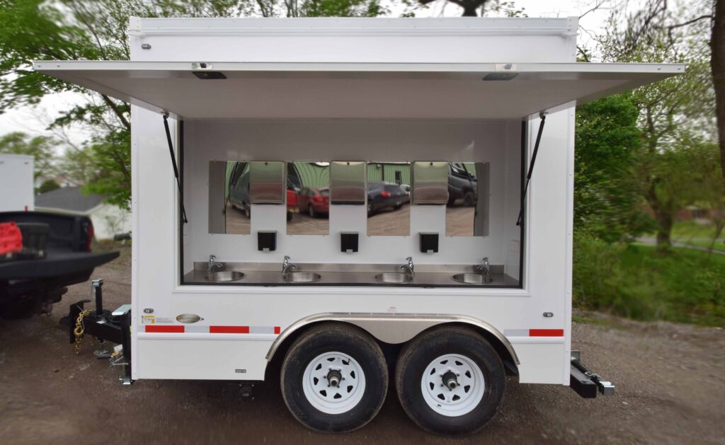 8 STATION HAND WASHING TRAILER