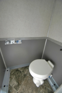 Restroom Trailers for Sale_Gray_Silk_Toilet