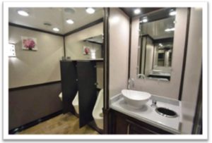 LUXURY DECOR PORTABLE RESTROOM TRAILERS FOR SALE URINALS
